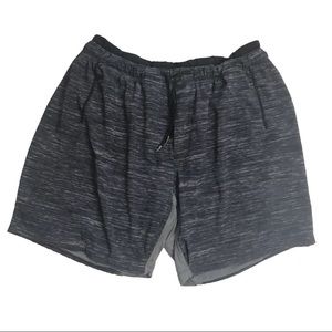 Men’s Lululemon Athletica Mucrostripe Gray Shorts